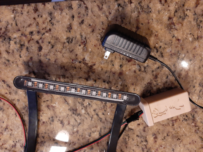 The LED strip and controller